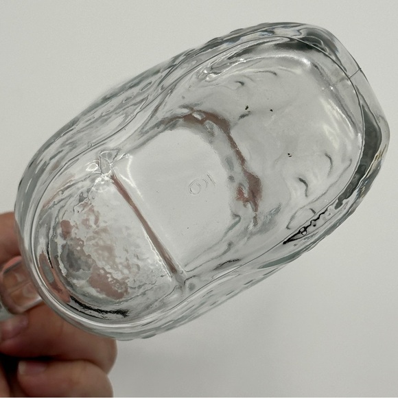 Clear Glass Cowboy Boot Fancy Design Beer Mug Stein - Picture 7 of 11